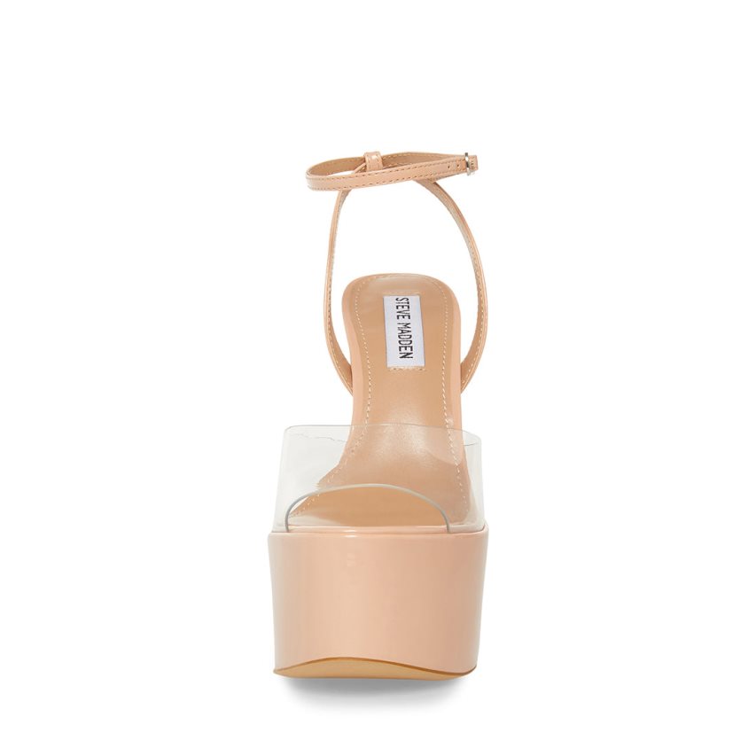 Sandalias Tacones Steve Madden Ria Mujer Beige | ES SZ096E